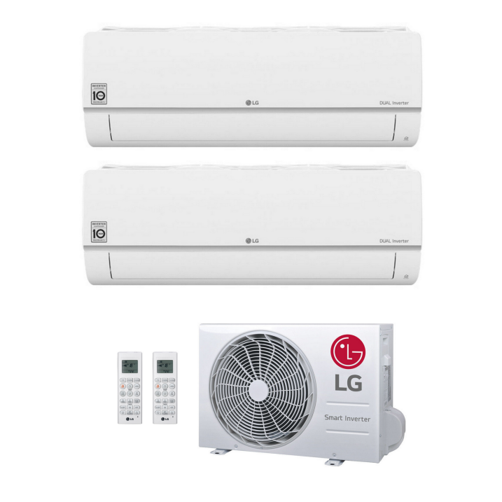 LG Standard Plus 2x PC09SQ/MU2R15.UL0/ Multi Split Set - Klimagerät Wandgerät 2x 2,5 kW