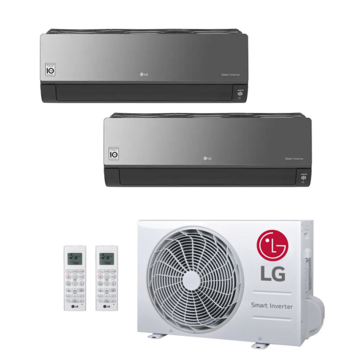 LG Artcool Mirror MultiSplit Duo 2x AC09BK R32 2x 2,5kW