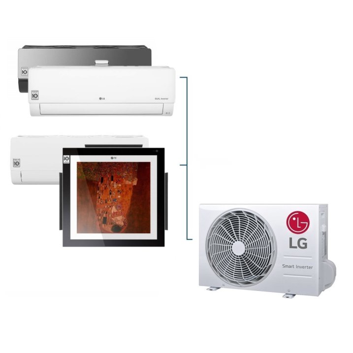 LG MU2R15.U12 - 4,1 kW - 2 Innengeräten Multi-Split Konfigurator (Innengeräte zur Auswahl)