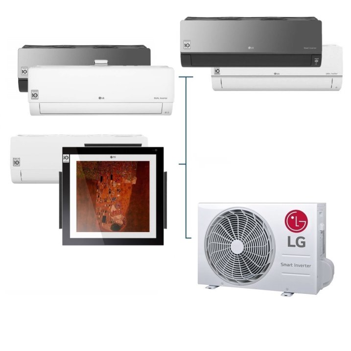 LG MU3R21.U22 - 6,2 kW - 3 Innengeräten Multi-Split Konfigurator (Innengeräte zur Auswahl)