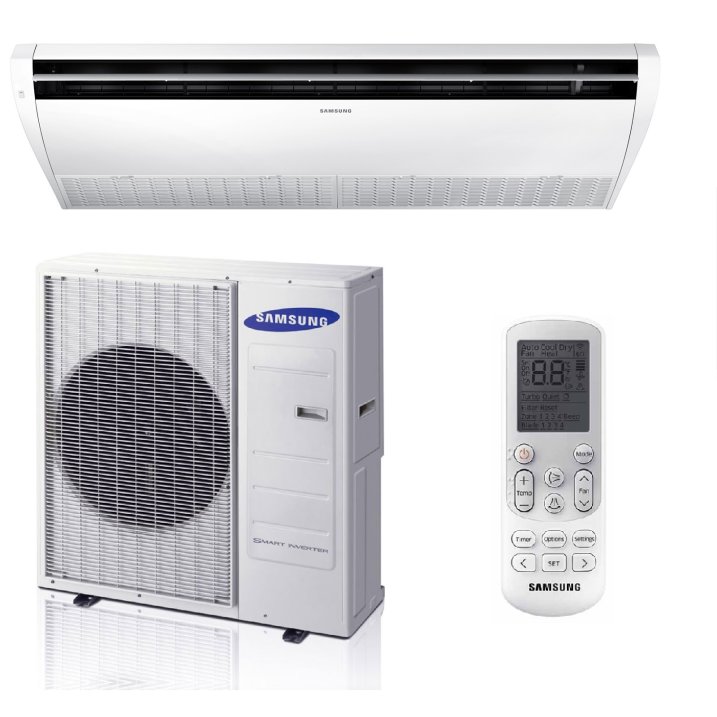 Samsung AC100MNCDKH/EU Split - Klimagerät Set Deckengerät10,0kW 230V