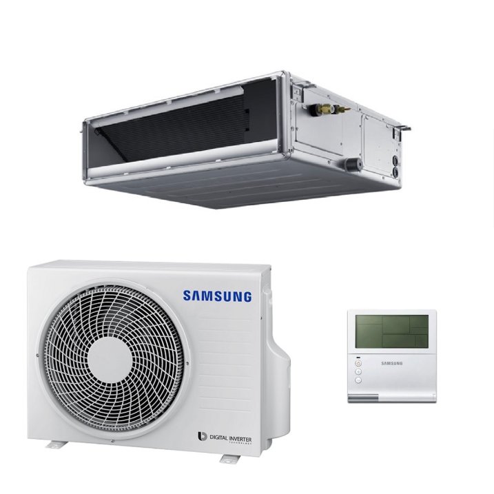 Samsung AC035MNMDKH/EU Split - Klimagerät Set Kanalklimagerät 3,5 kW