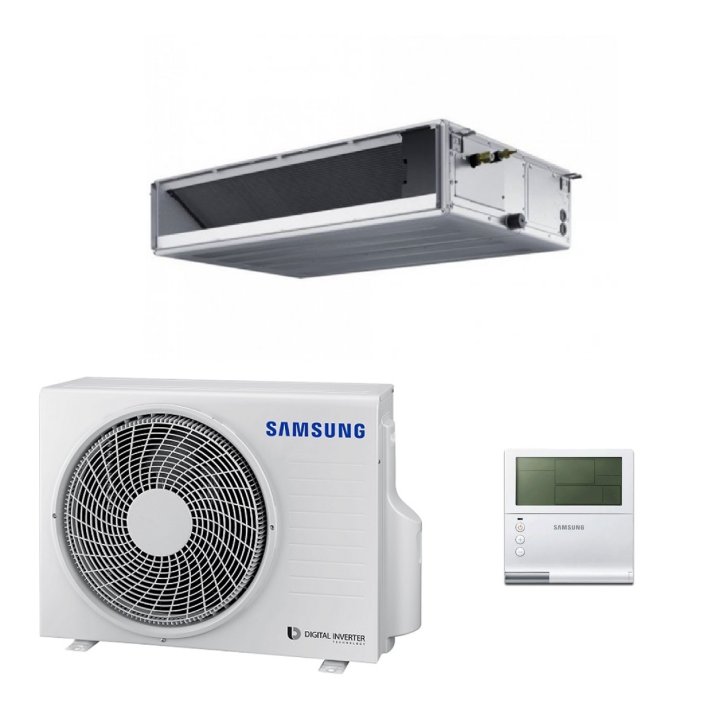 Samsung AC052MNLDKH/EU Split - Klimagerät Set Kanalklimagerät 5,0 kW